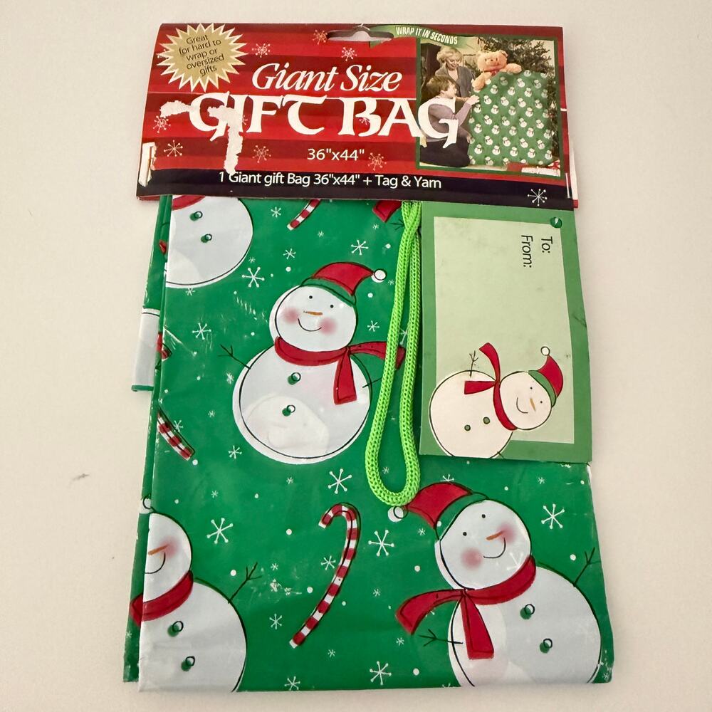 Giant Gift‎ Bags 36 x 44 Christmas Holiday Extra Large Oversize Cellophane Bag